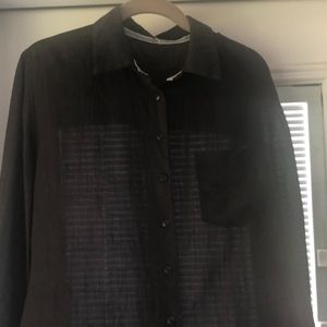 Free People button down flowy shirt